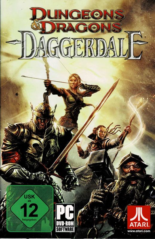 Manual for Dungeons & Dragons: Daggerdale (Windows): Front