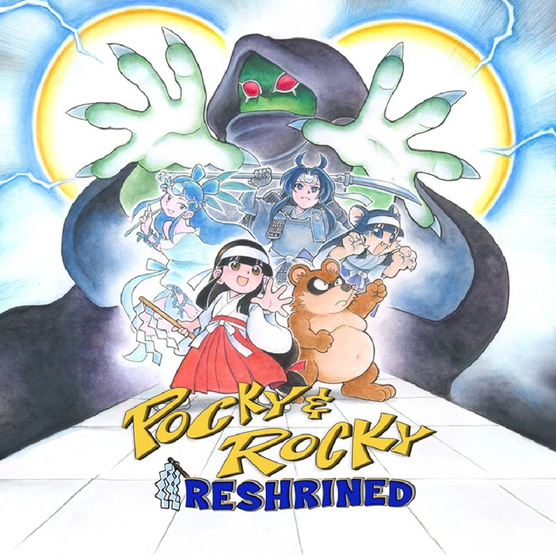 Front Cover for Pocky & Rocky Reshrined (Nintendo Switch) (download release)