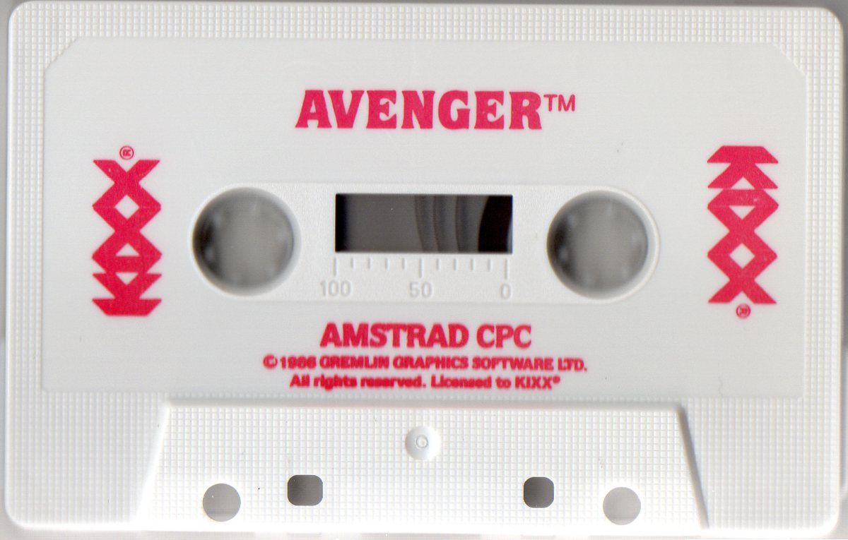 Media for Avenger (Amstrad CPC) (Kixx budget release)