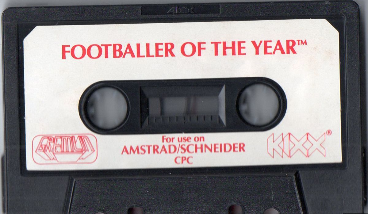 Media for Footballer of the Year (Amstrad CPC) (Kixx budget release)