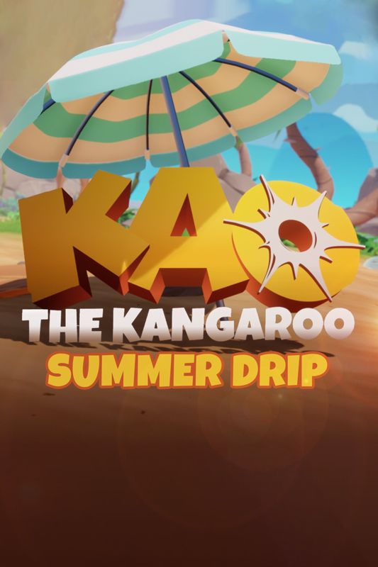 Front Cover for Kao the Kangaroo: Summer Drip (Xbox One and Xbox Series) (download release)