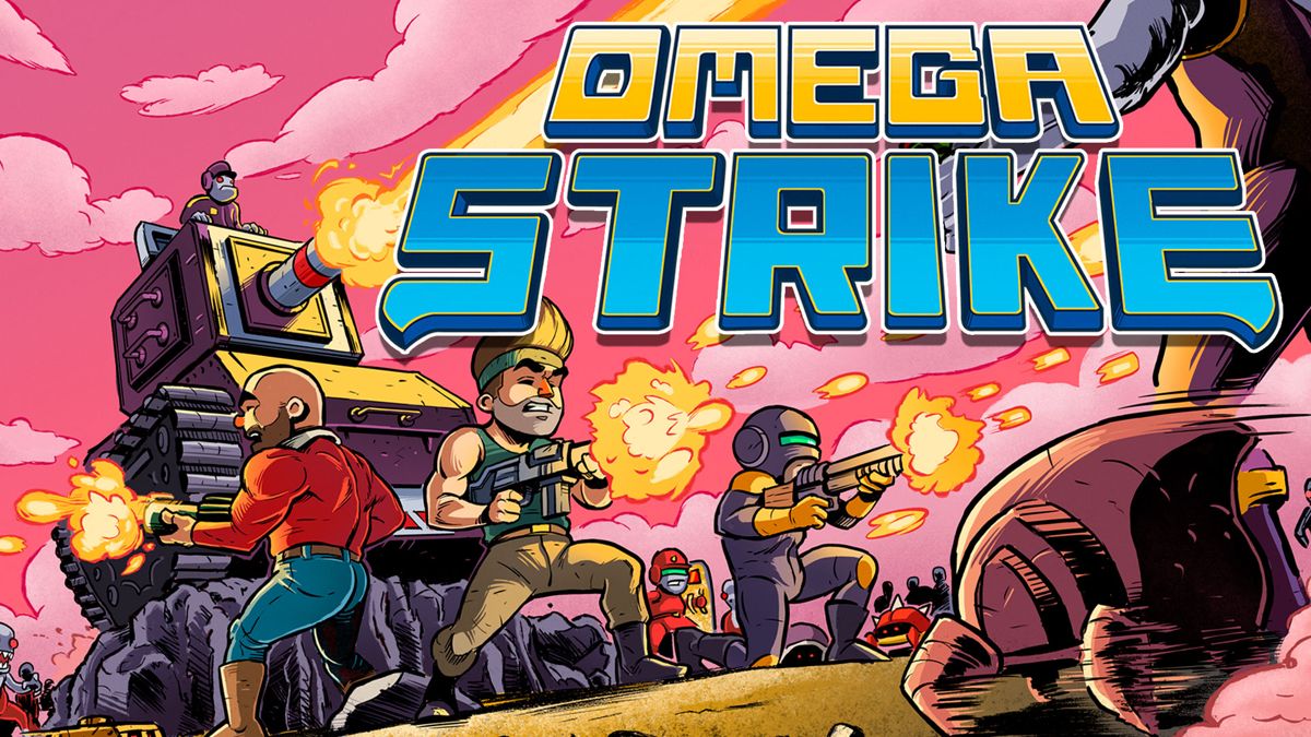 Front Cover for Omega Strike (Nintendo Switch) (download release): 2nd version