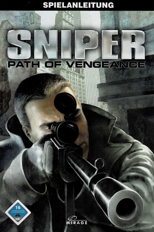 Manual for Sniper: Path of Vengeance (Windows) (Re-release): Front