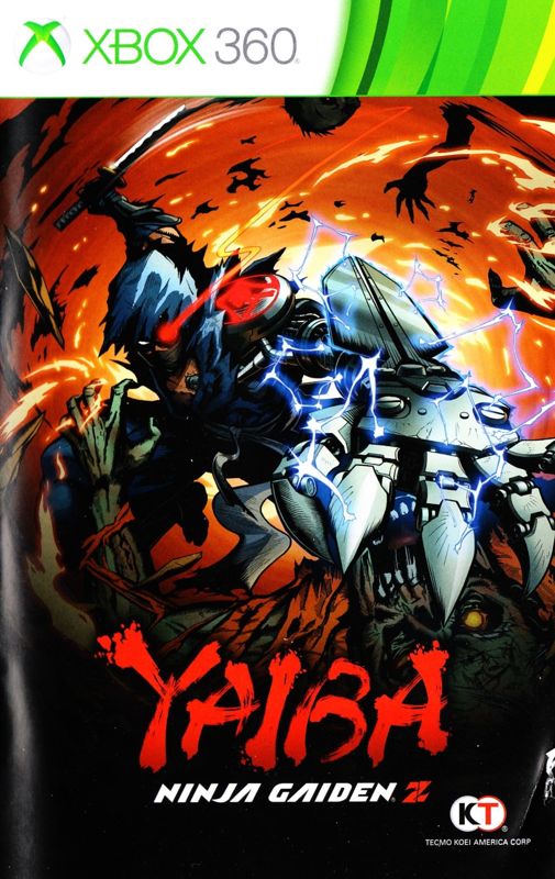 Manual for Yaiba: Ninja Gaiden Z (Xbox 360): Front