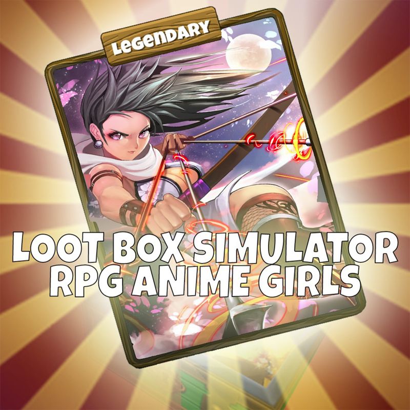Front Cover for Loot Box Simulator: RPG Anime Girls (Nintendo Switch) (download release)