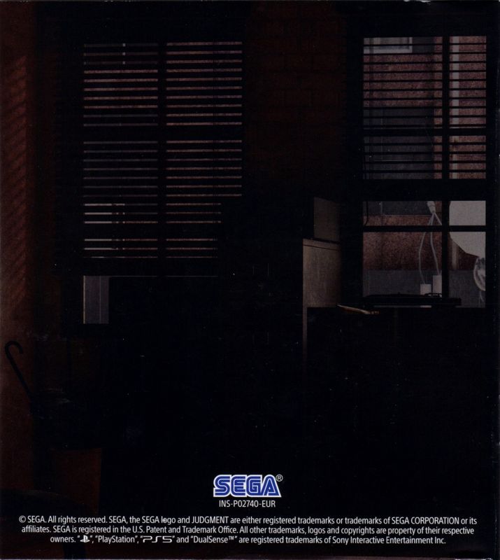 Judgment cover or packaging material MobyGames