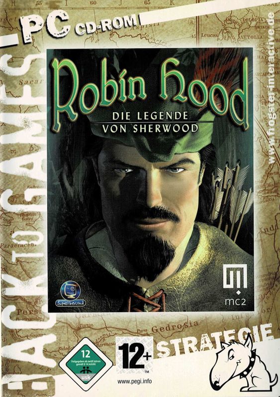 Front Cover for Robin Hood: The Legend of Sherwood (Windows) (Back to Games release)