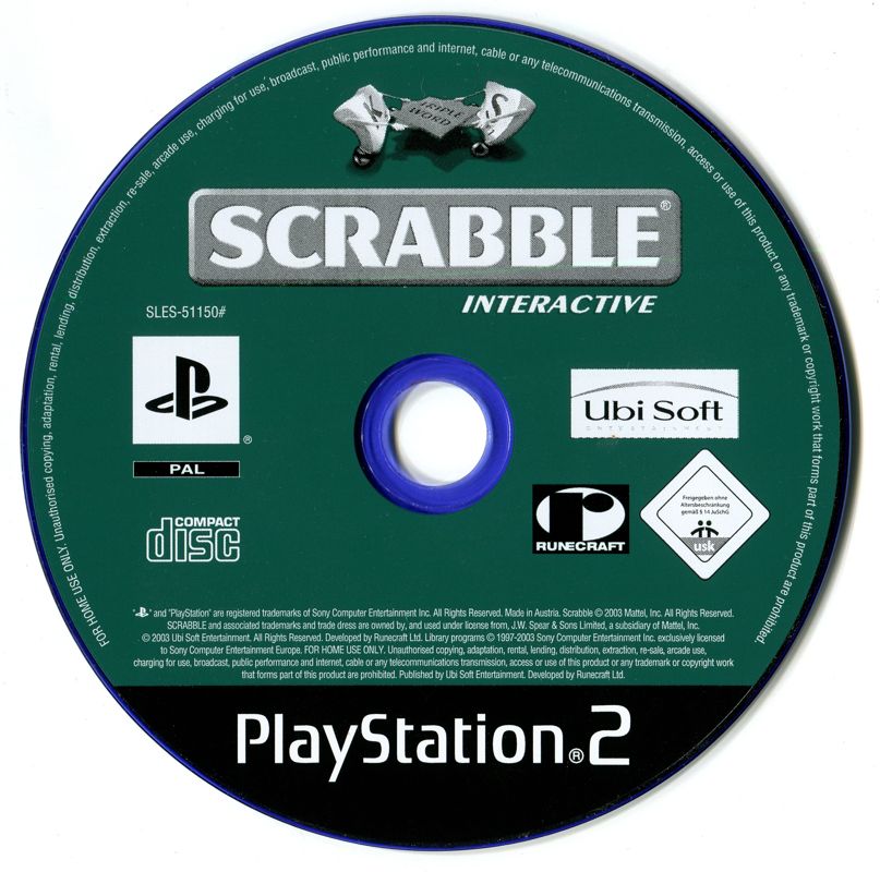 Media for Scrabble: 2003 Edition (PlayStation 2)