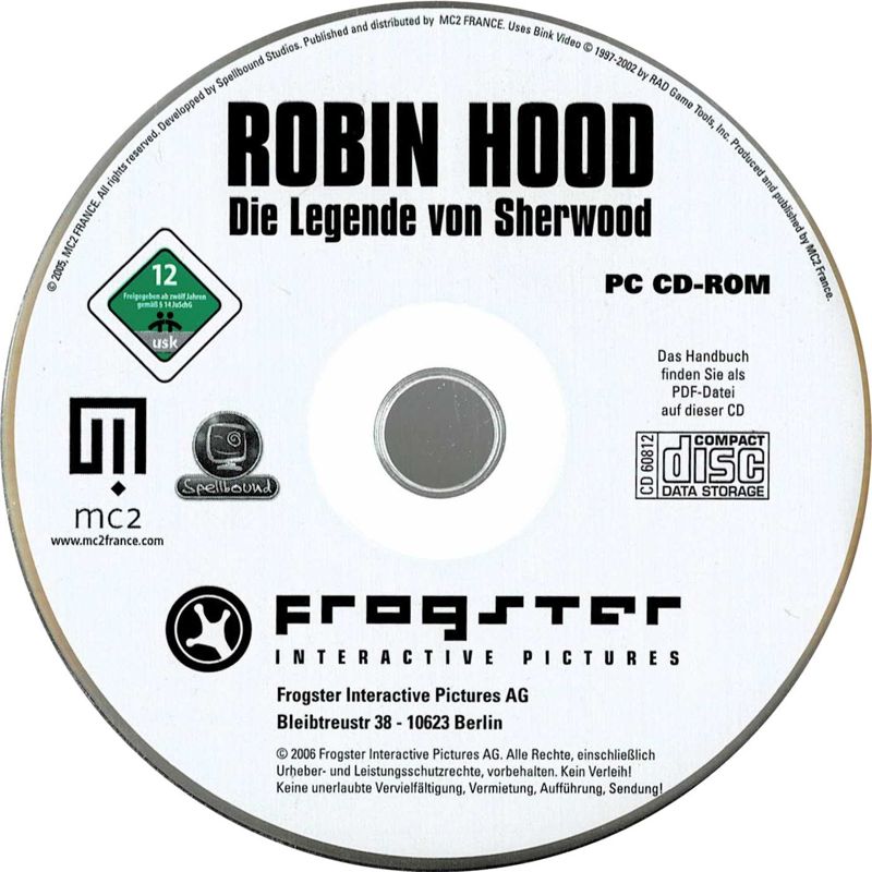 Media for Robin Hood: The Legend of Sherwood (Windows) (Back to Games release)