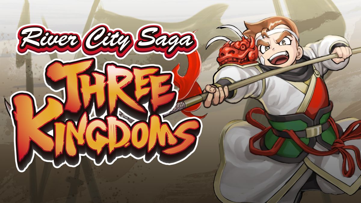 Front Cover for River City Saga: Three Kingdoms (Nintendo Switch) (download release)