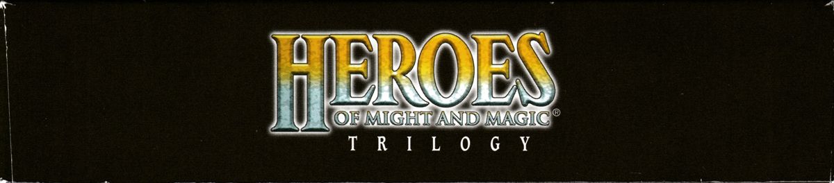 Spine/Sides for Heroes of Might and Magic Trilogy (Windows): Top