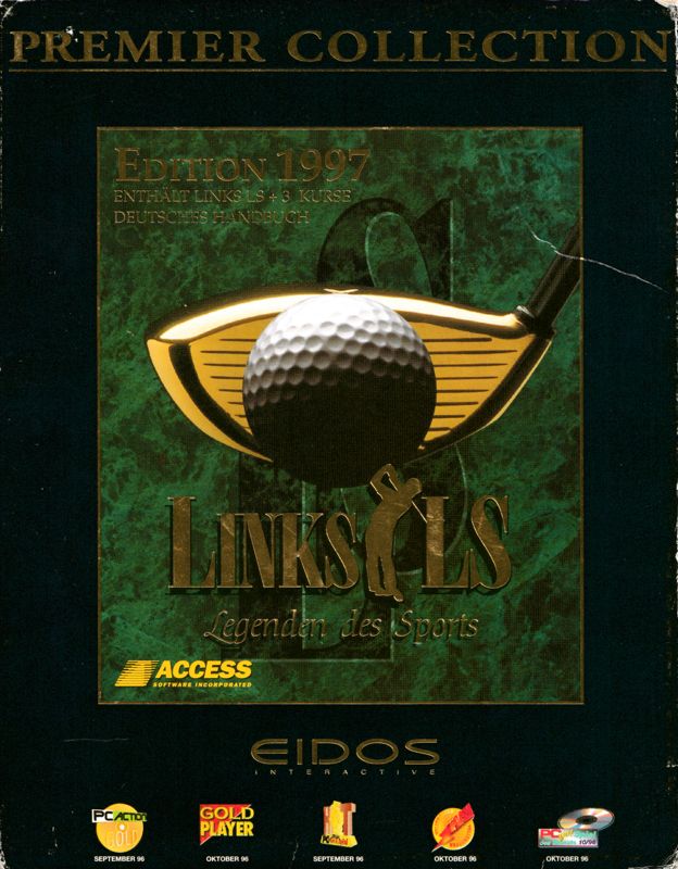 Front Cover for Links LS: Legends in Sports - 1997 Edition (DOS) (Eidos Premier Collection release)