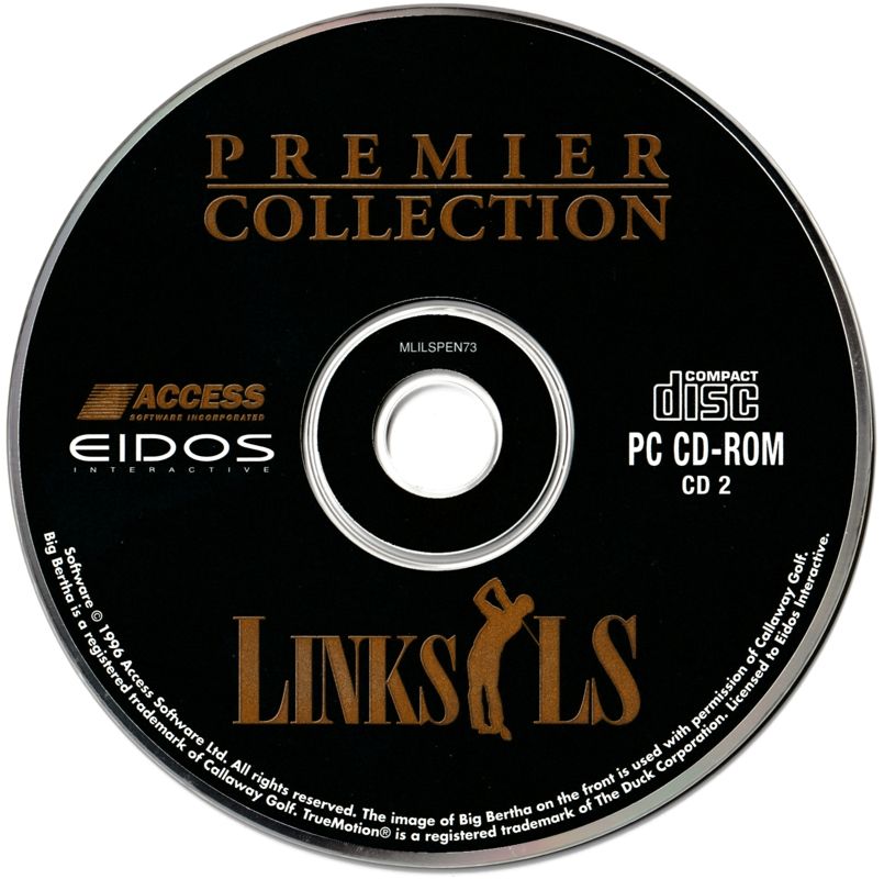 Media for Links LS: Legends in Sports - 1997 Edition (DOS) (Eidos Premier Collection release): Disc 2