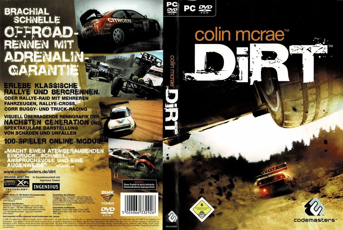 Full Cover for DiRT (Windows)