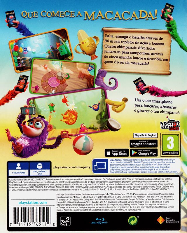 Chimparty cover or packaging material - MobyGames
