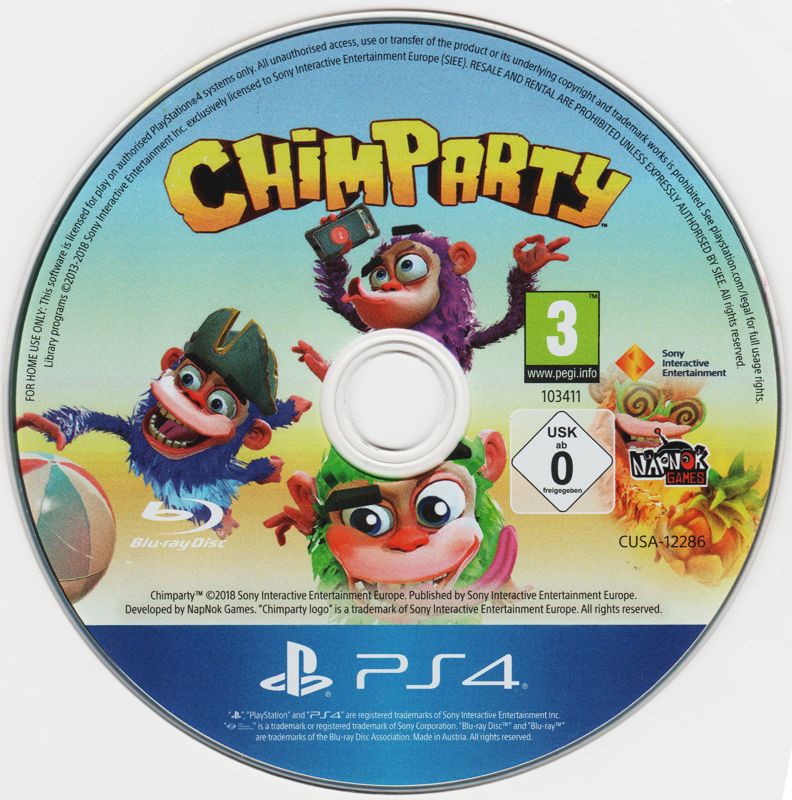 Media for Chimparty (PlayStation 4)