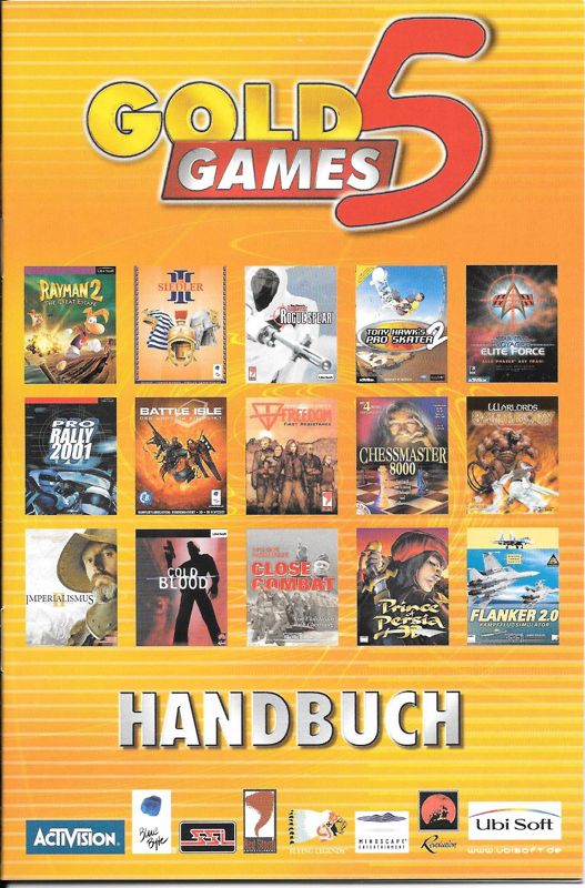 Manual for Gold Games 5 (Windows): Front