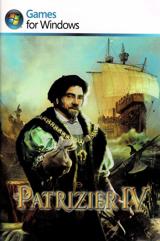 Manual for Patrician IV: Conquest by Trade (Windows): Front