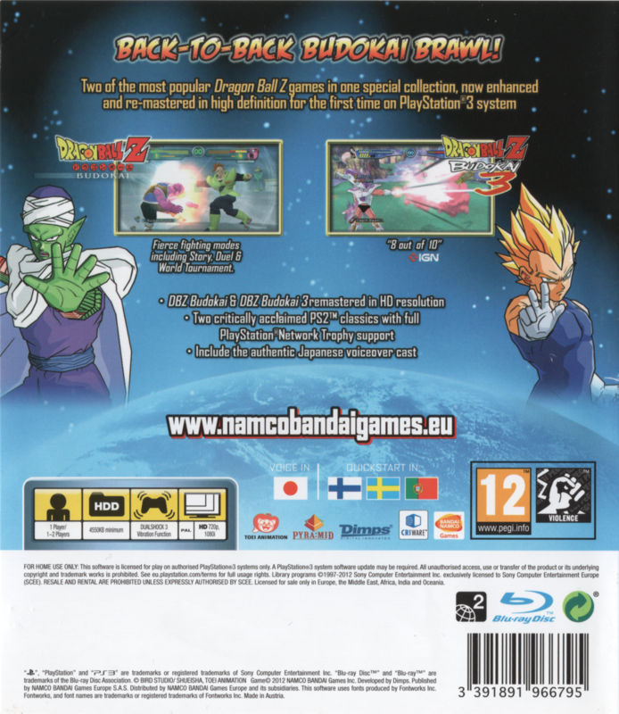 Dragon Ball Z Budokai Tenkaichi HD Collection