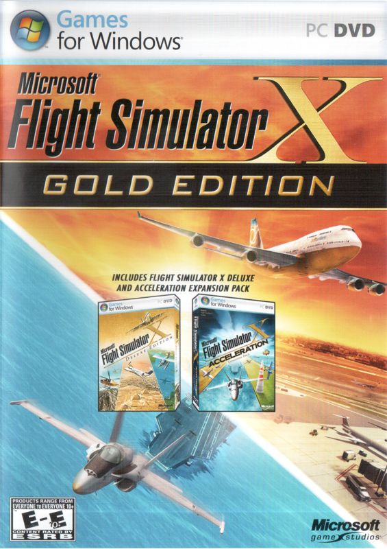 Front Cover for Microsoft Flight Simulator X: Gold Edition (Windows)