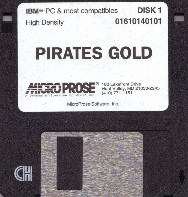 Media for Pirates! Gold (DOS) (Classic Series release): Disk 1/6