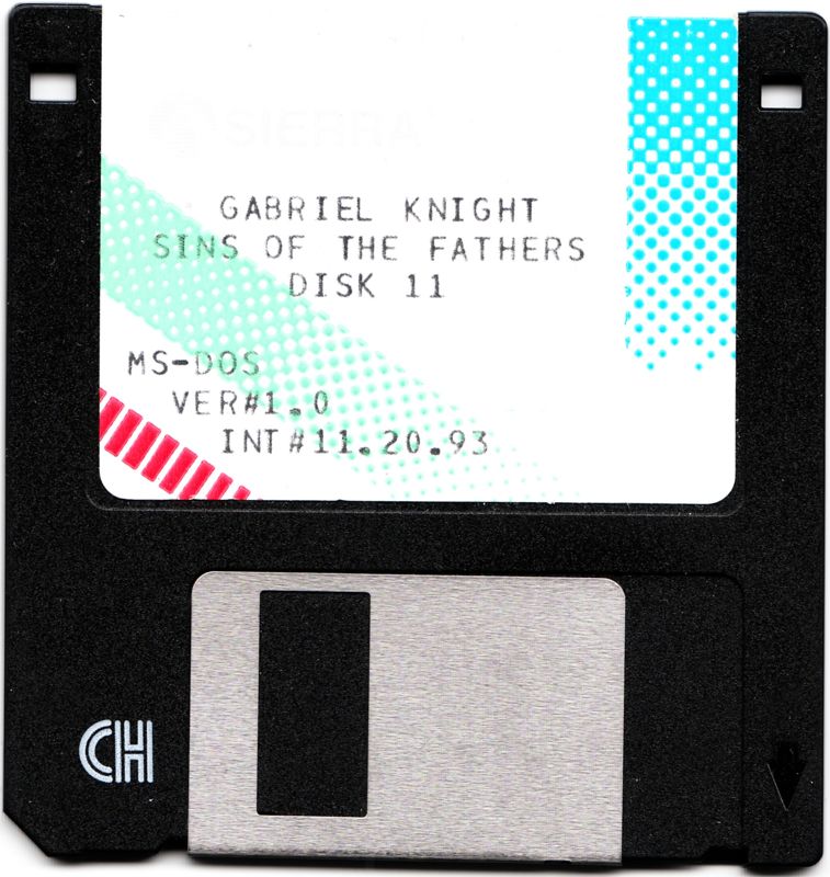 Media for Gabriel Knight: Sins of the Fathers (DOS and Windows 16-bit) (3.5" VGA Version): Disk 11/11