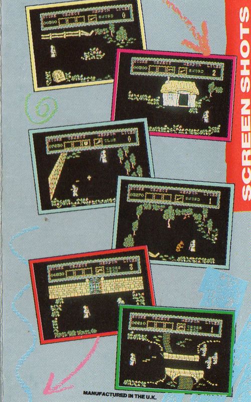 Inside Cover for The Curse of Sherwood (Commodore 64)