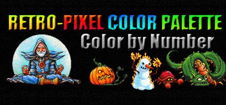 Front Cover for Retro-Pixel Color Palette: Color by Number (Windows) (Steam release)