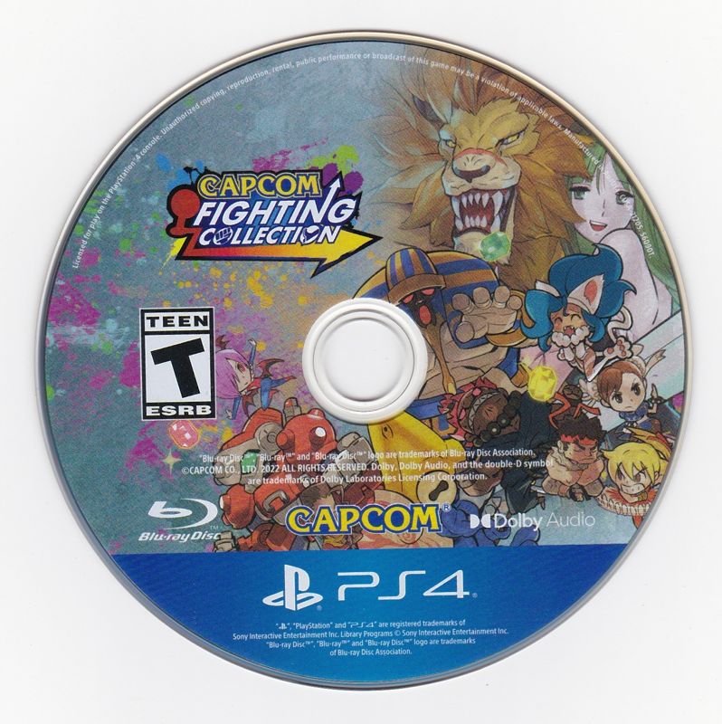 Media for Capcom Fighting Collection (PlayStation 4)