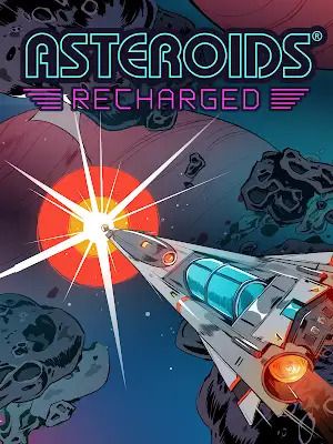 Front Cover for Asteroids: Recharged (Stadia)