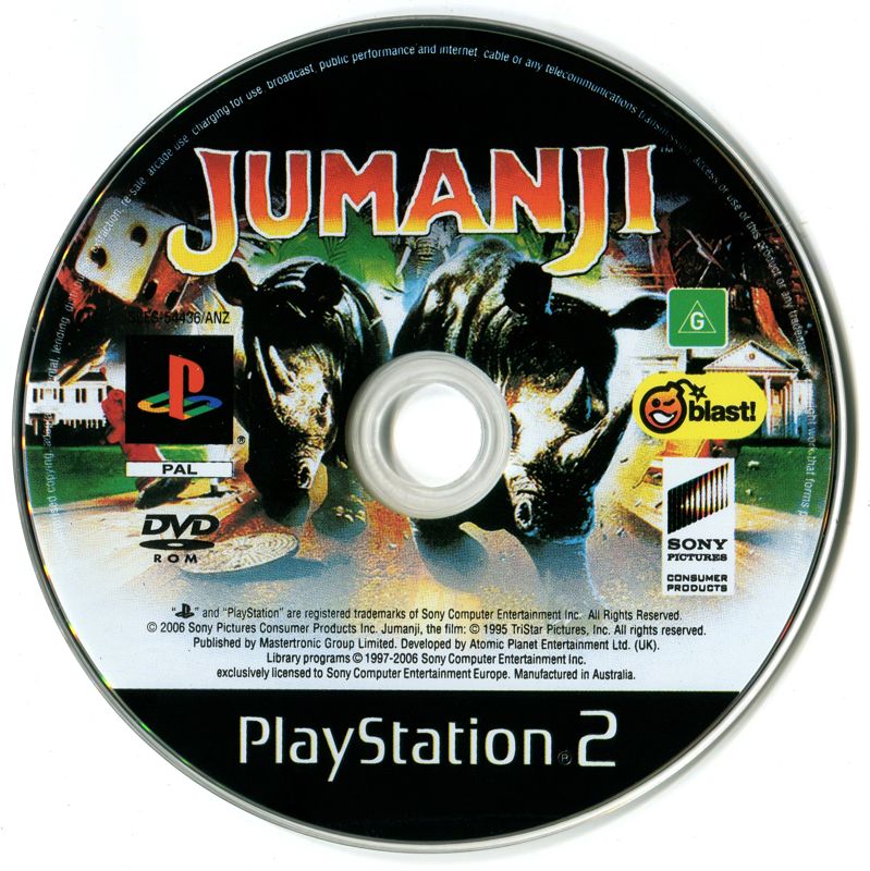 Media for Jumanji (PlayStation 2)