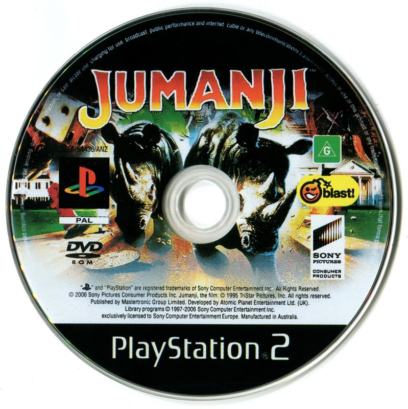 Jumanji Cover Or Packaging Material - Mobygames