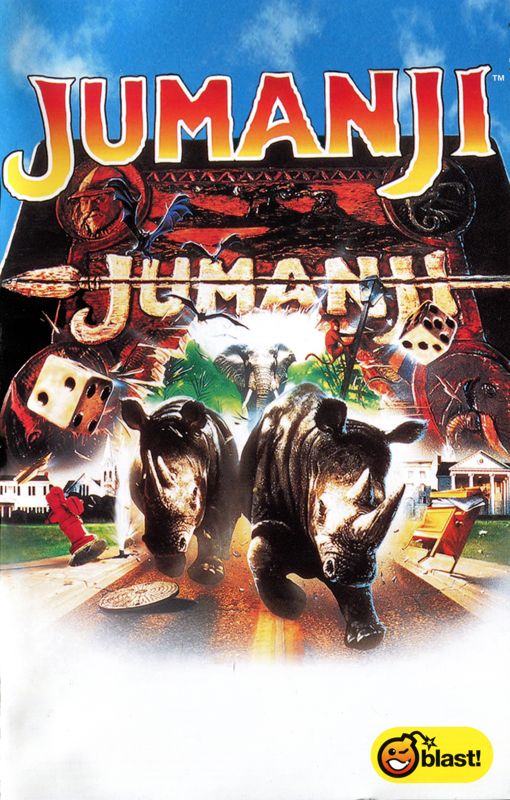 Manual for Jumanji (PlayStation 2): Front
