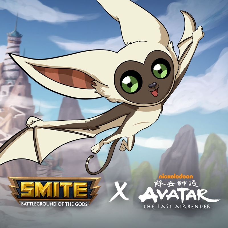 Front Cover for Smite: Battleground of the Gods (Nintendo Switch) (download release): Smite x Avatar: The Last Airbender