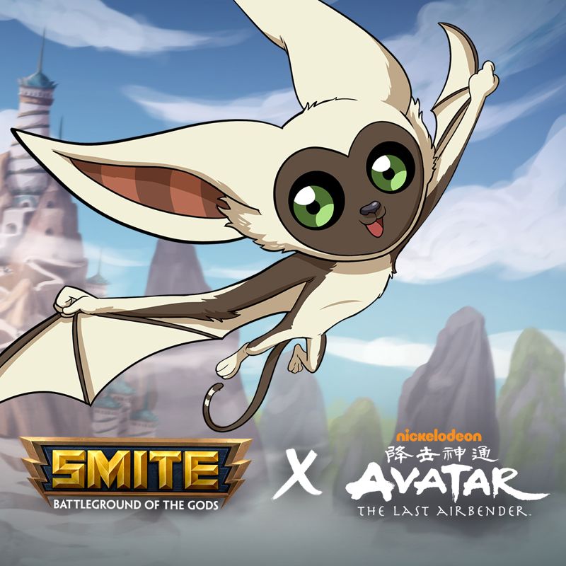 Front Cover for Smite: Battleground of the Gods (Nintendo Switch) (download release): Smite x Avatar: The Last Airbender