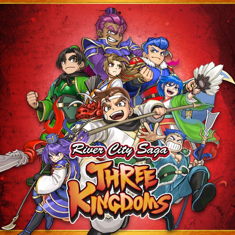 Front Cover for River City Saga: Three Kingdoms (PlayStation 4) (download release): en-hk