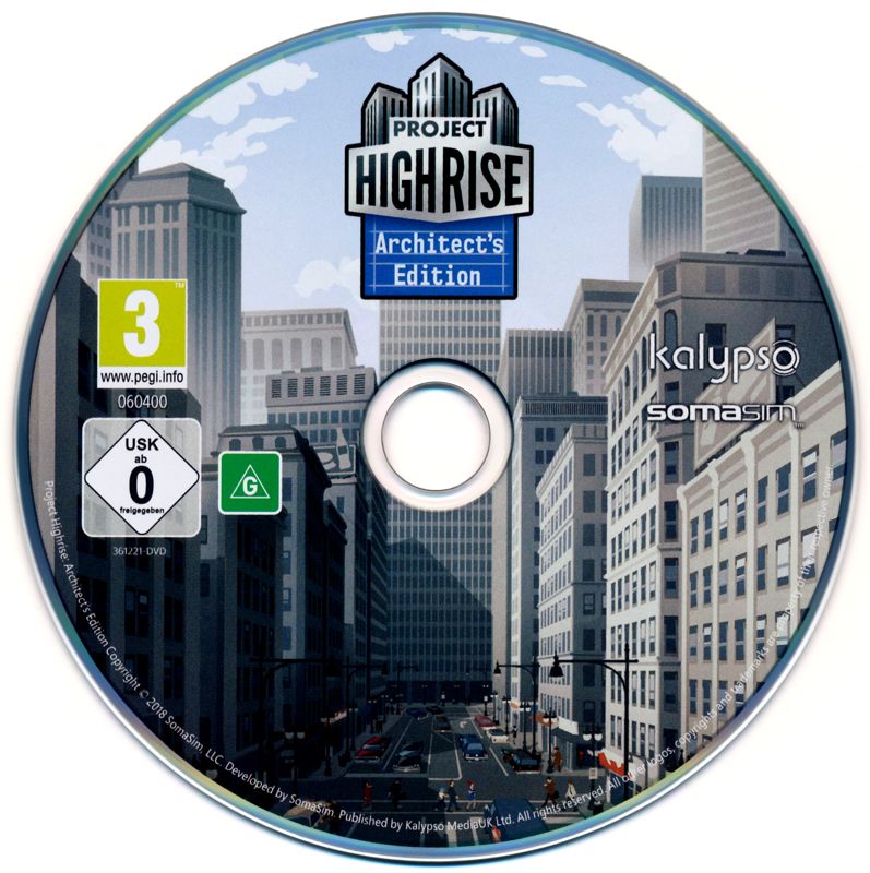 Media for Project Highrise: Architect's Edition (Macintosh and Windows)