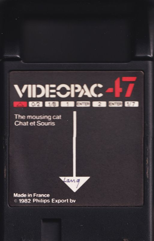 Media for The Mousing Cat (Videopac+ G7400): Front