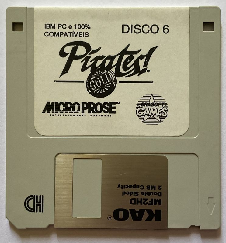 Media for Pirates! Gold (DOS): 6/6