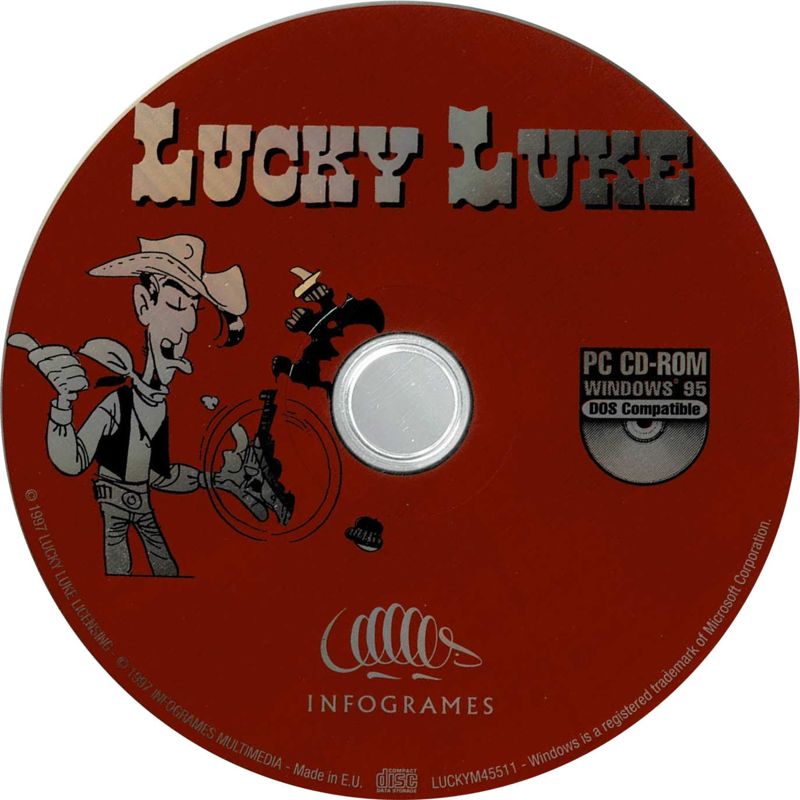 Media for Lucky Luke (DOS and Windows)