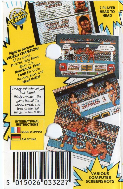 Back Cover for By Fair Means or Foul (Amstrad CPC) (Codemasters budget release)