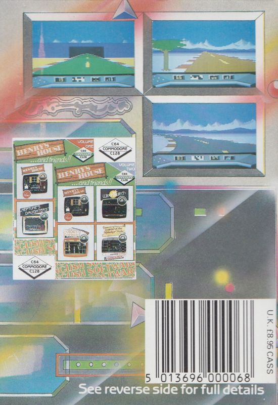 Back Cover for Elektraglide (Atari 8-bit)