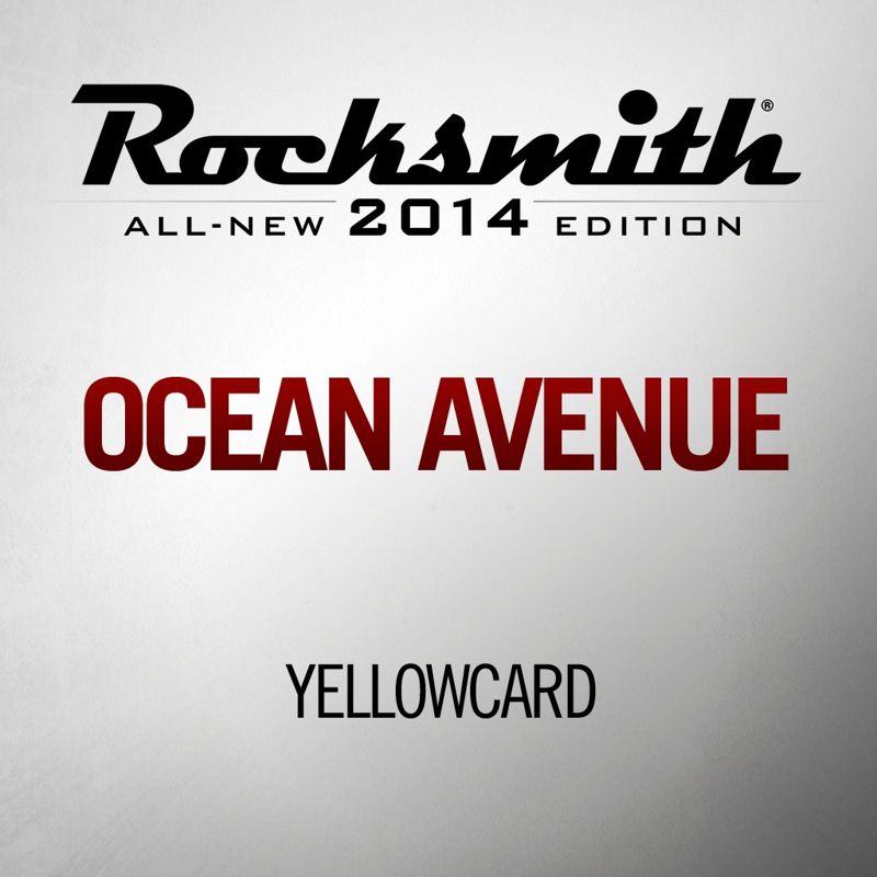 Front Cover for Rocksmith: All-new 2014 Edition - Yellowcard: Ocean Avenue (PlayStation 3 and PlayStation 4) (PSN release)