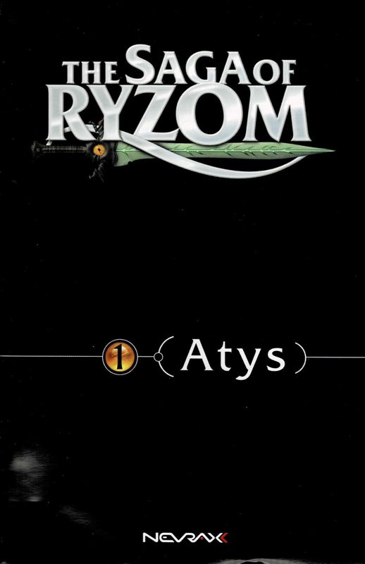 Manual for The Saga of Ryzom (Windows): Front