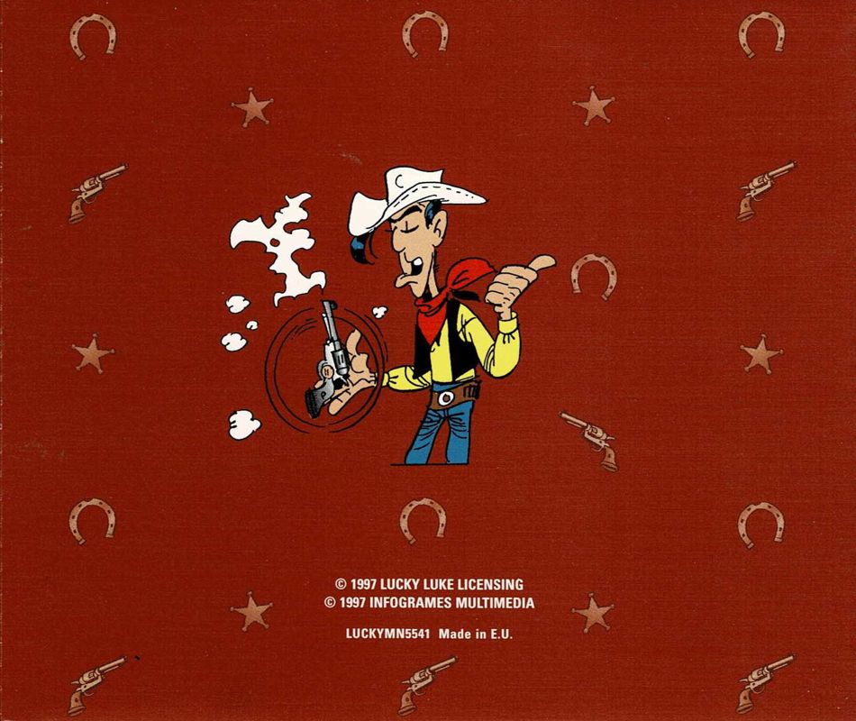 Other for Lucky Luke (DOS and Windows): Jewel Case - Back