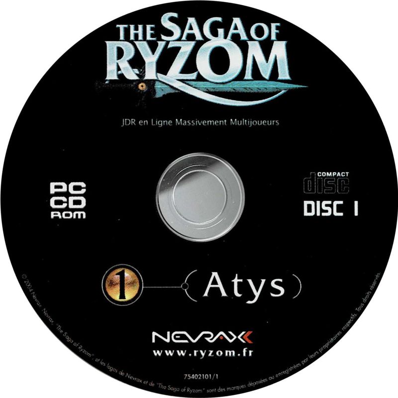 Media for The Saga of Ryzom (Windows): Disc 1
