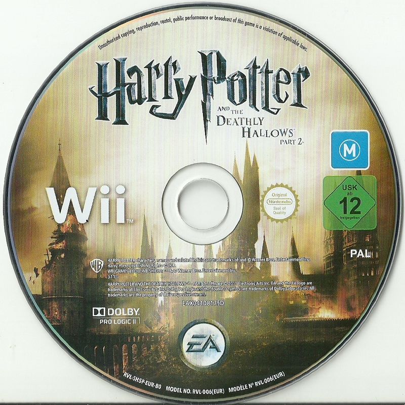 Media for Harry Potter and the Deathly Hallows: Part 2 (Wii)