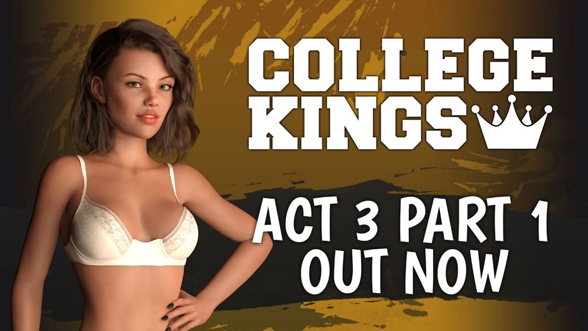 Front Cover for College Kings (Macintosh and Windows) (Patreon release): Act III Part 1 version