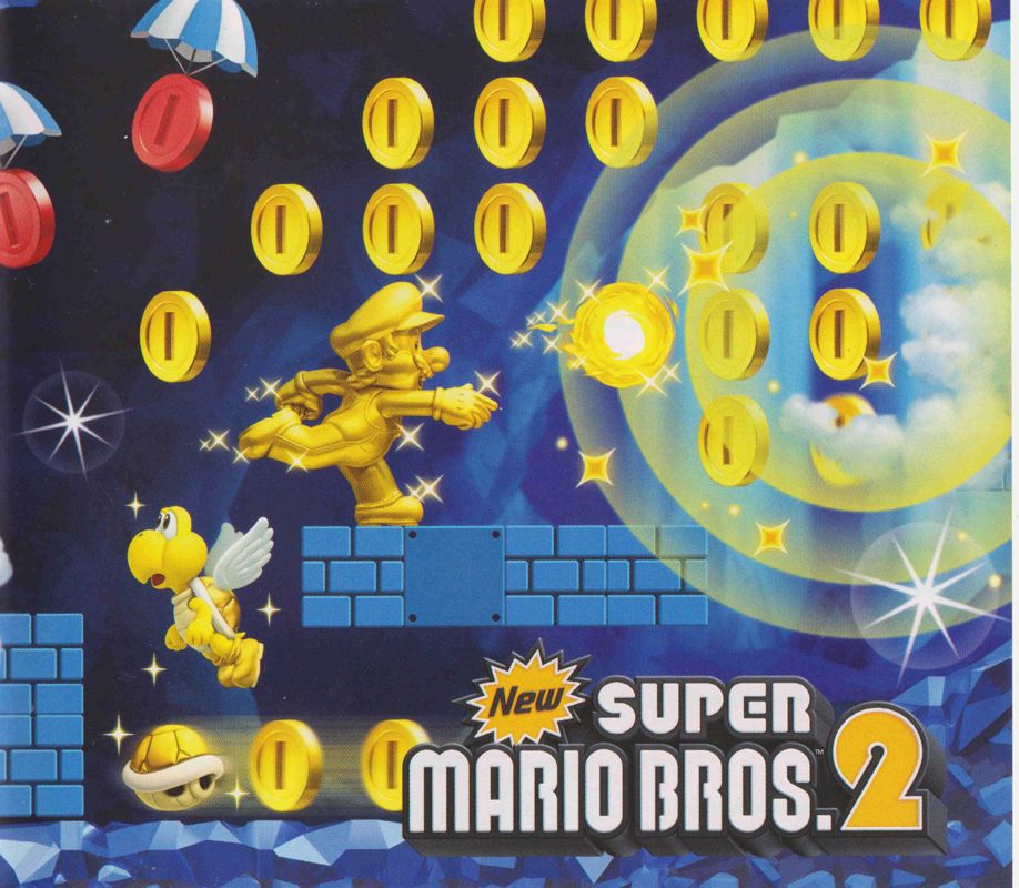 Inside Cover for New Super Mario Bros. 2 (Nintendo 3DS): Right