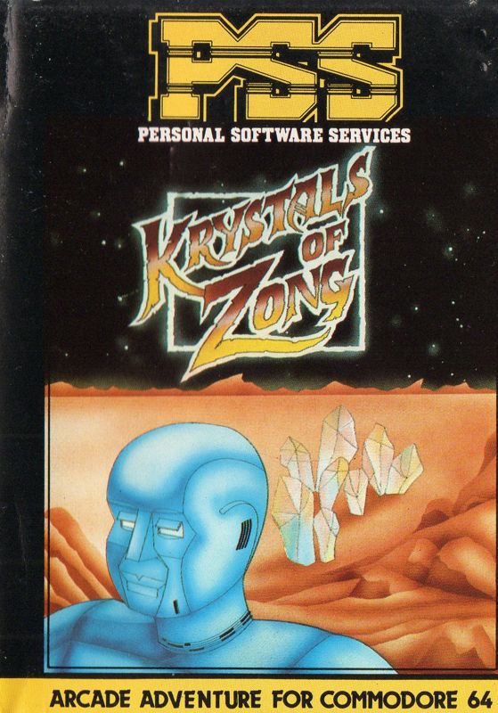 Front Cover for Krystals of Zong (Commodore 64)